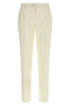 stretch wool canvas trousers