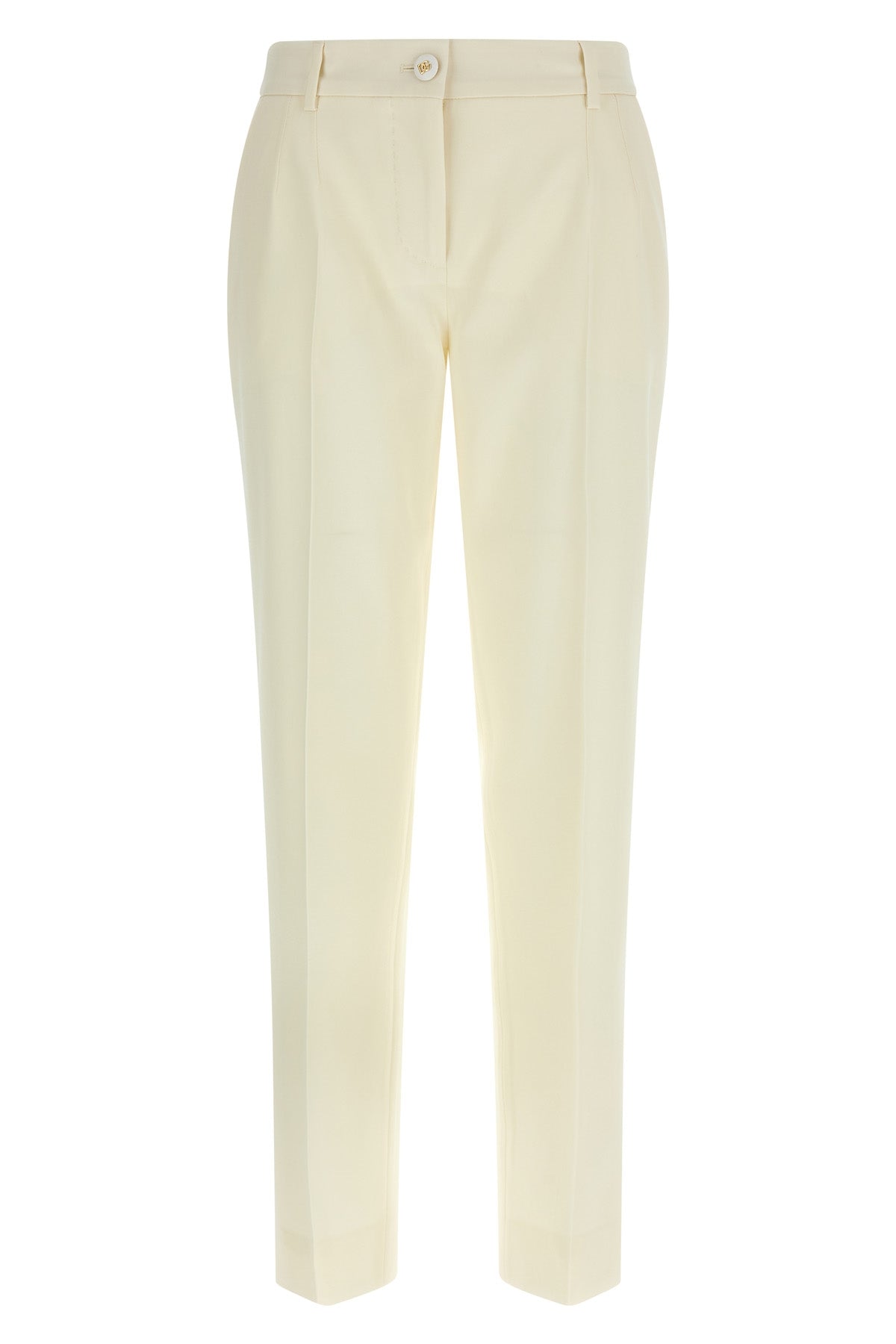 stretch wool canvas trousers
