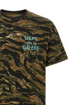 french camouflage patterned cotton t-shirt