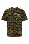 french camouflage patterned cotton t-shirt