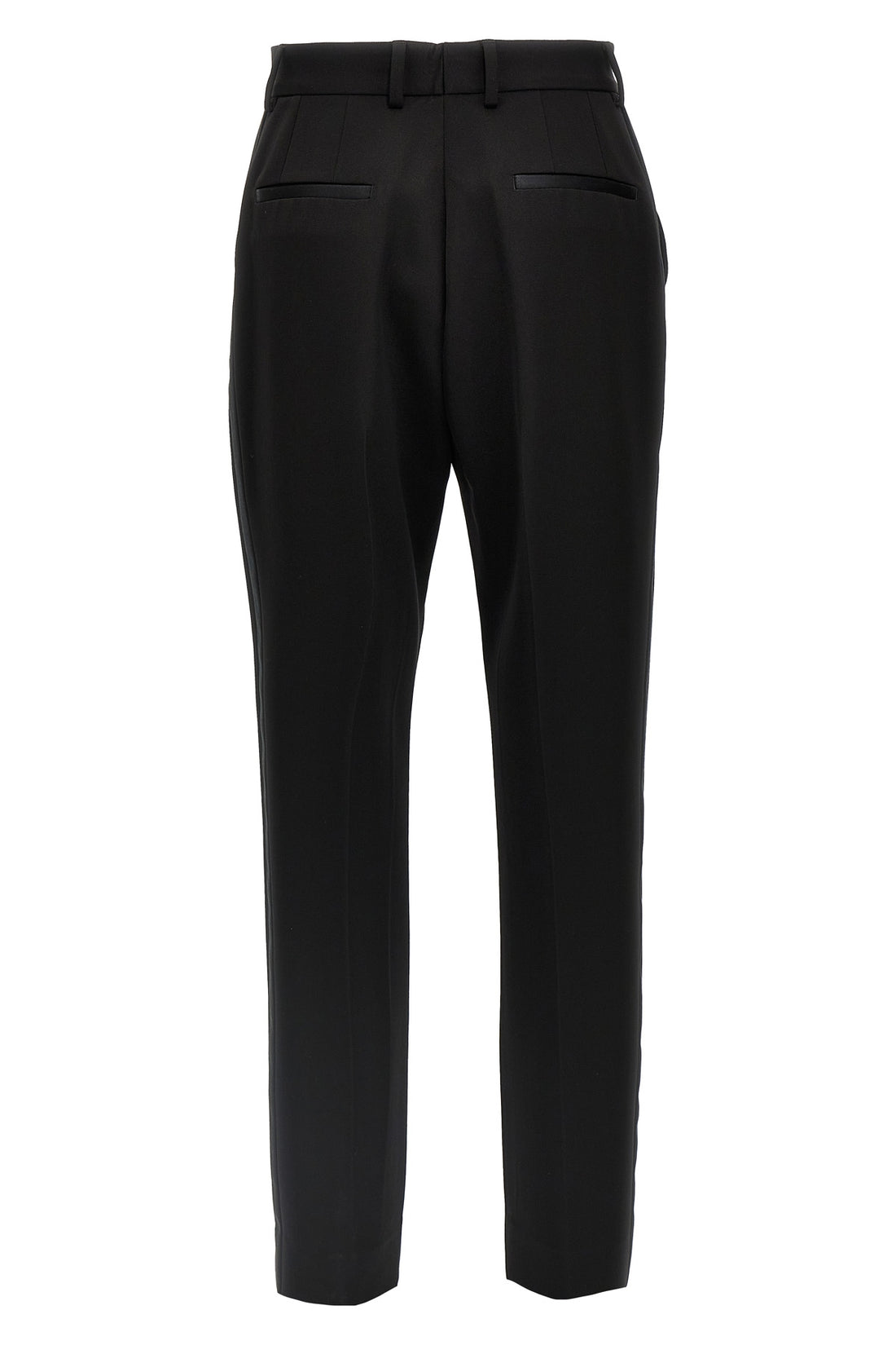DOLCE &amp; GABBANA 40 high-waisted tuxedo wool gabardine pants