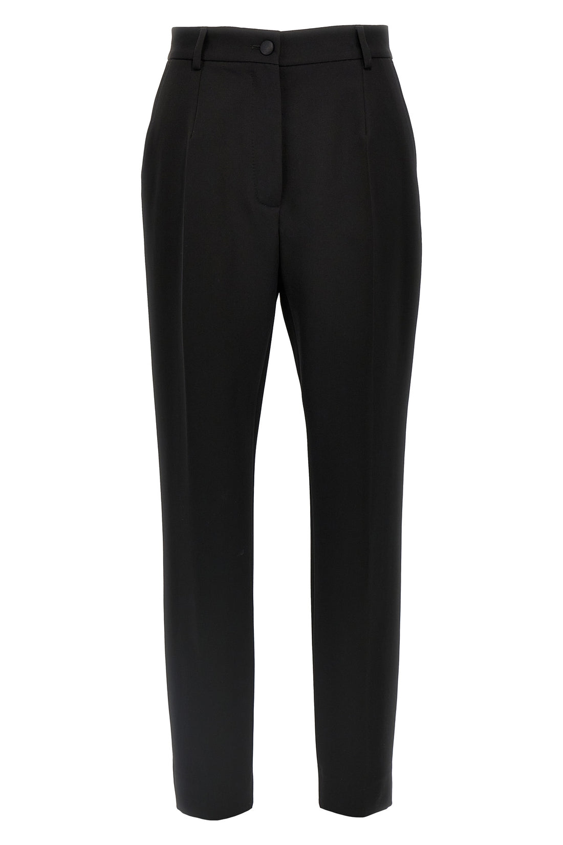 DOLCE &amp; GABBANA 40 high-waisted tuxedo wool gabardine pants