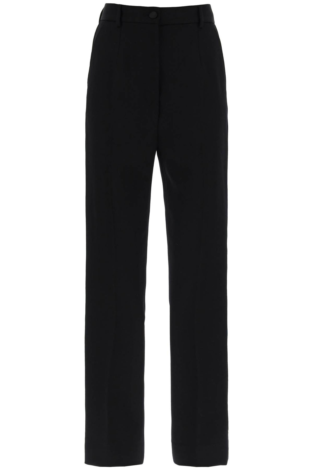 wool gabardine cigarette pants.