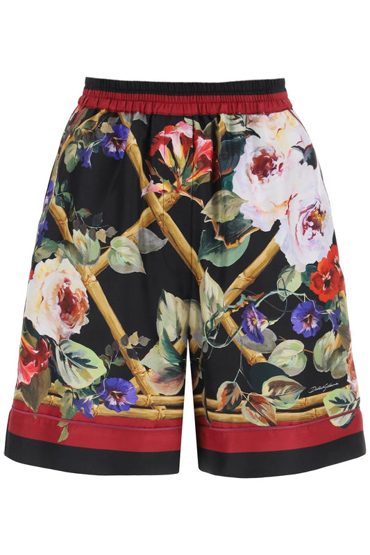 rose garden pajama shorts
