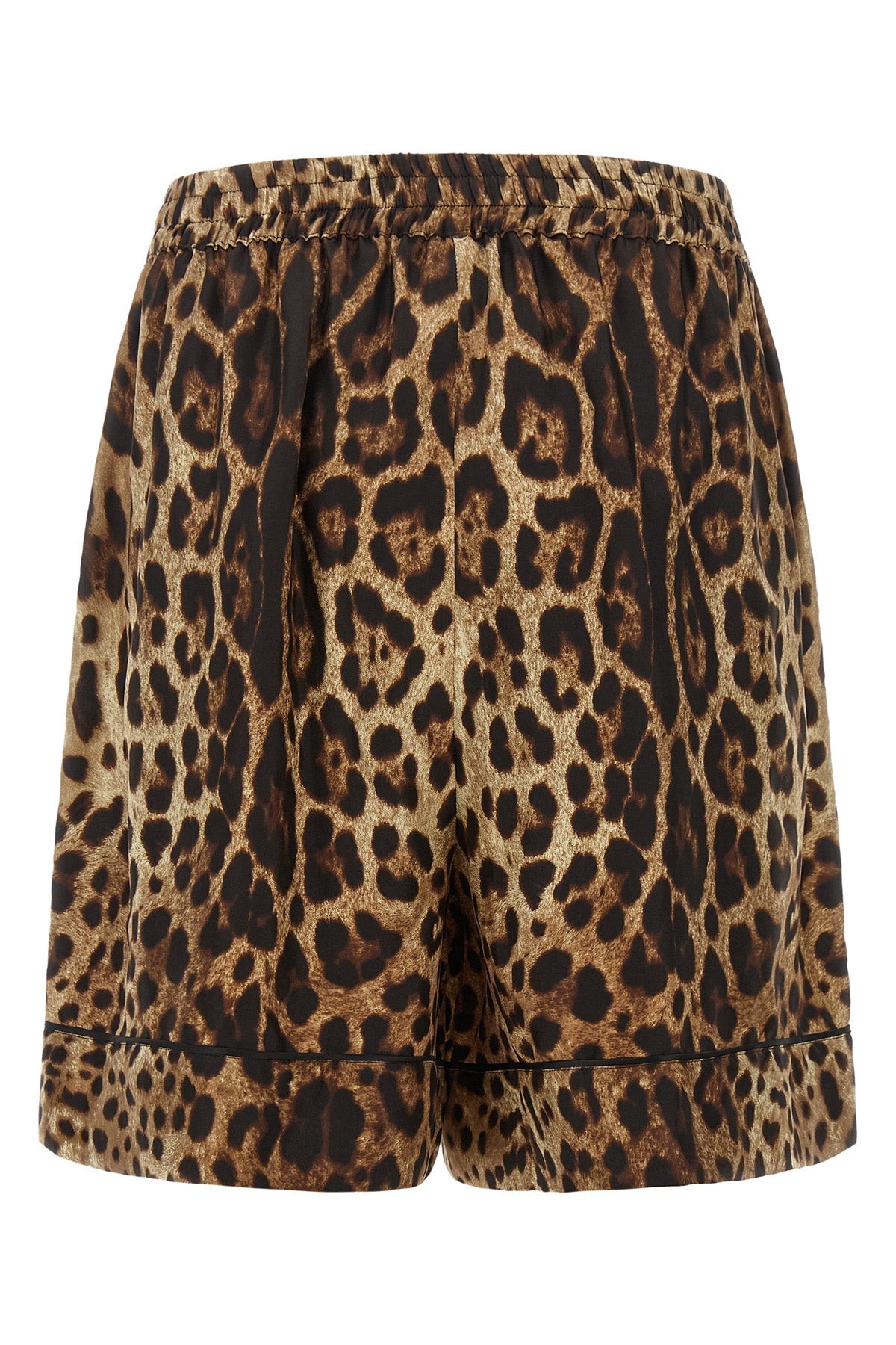dolce&gabbana silk satin shorts redefine summer clothing through a luxurious sar