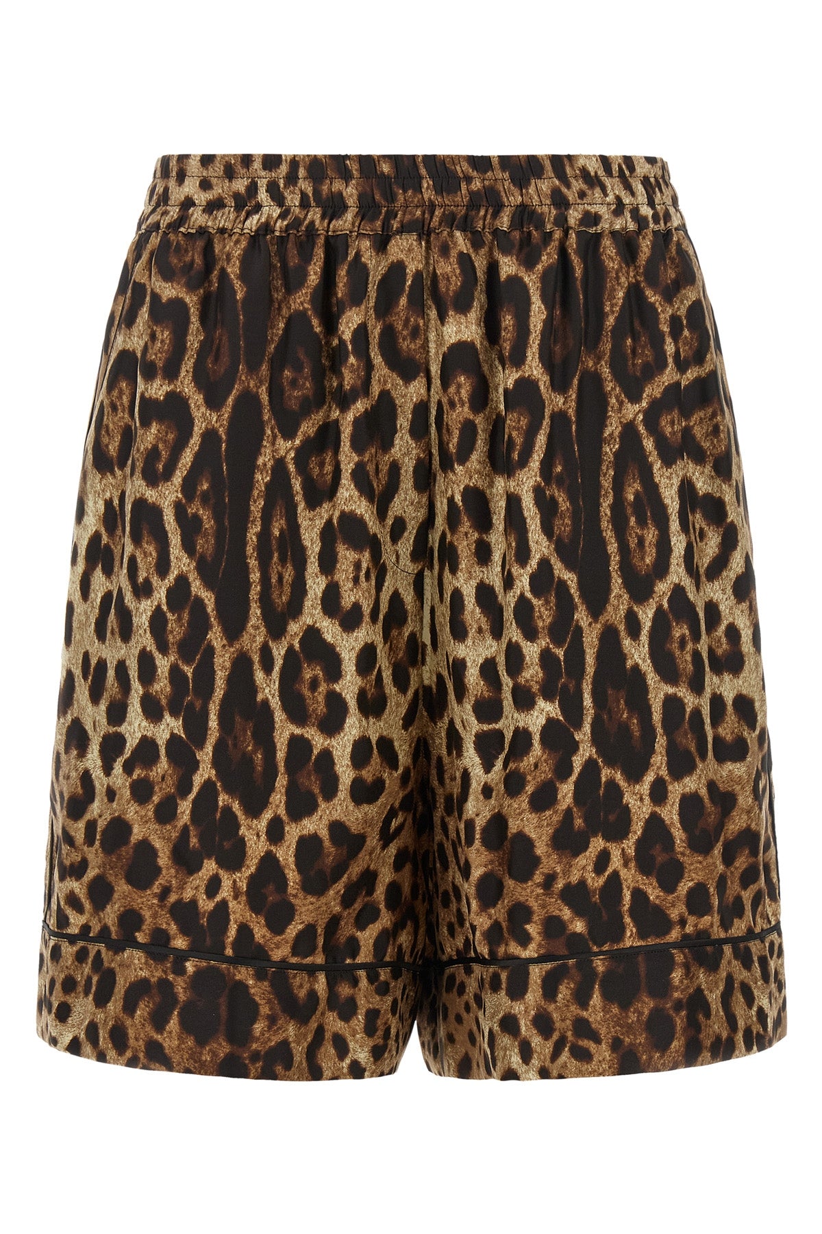 dolce&gabbana silk satin shorts redefine summer clothing through a luxurious sar