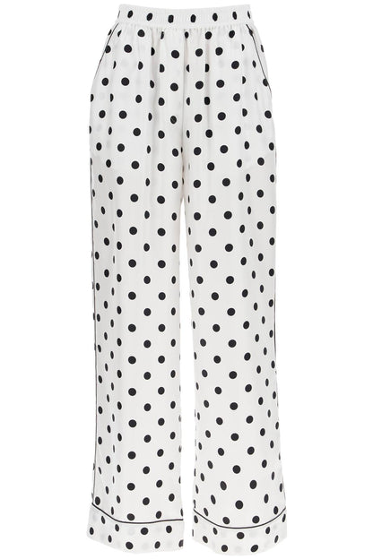 silk polka dot print pajama