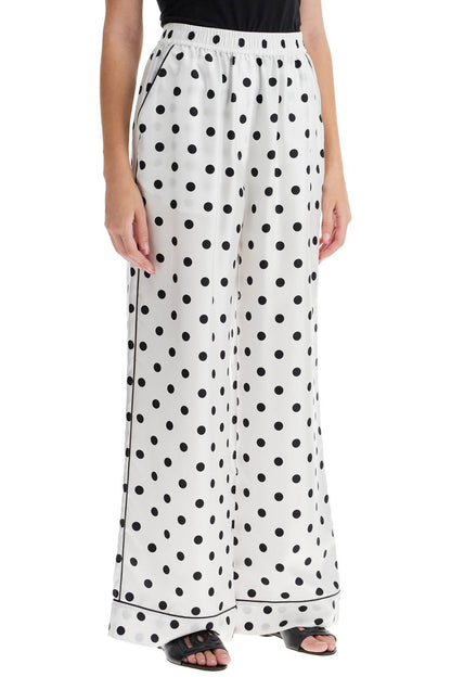 silk polka dot print pajama