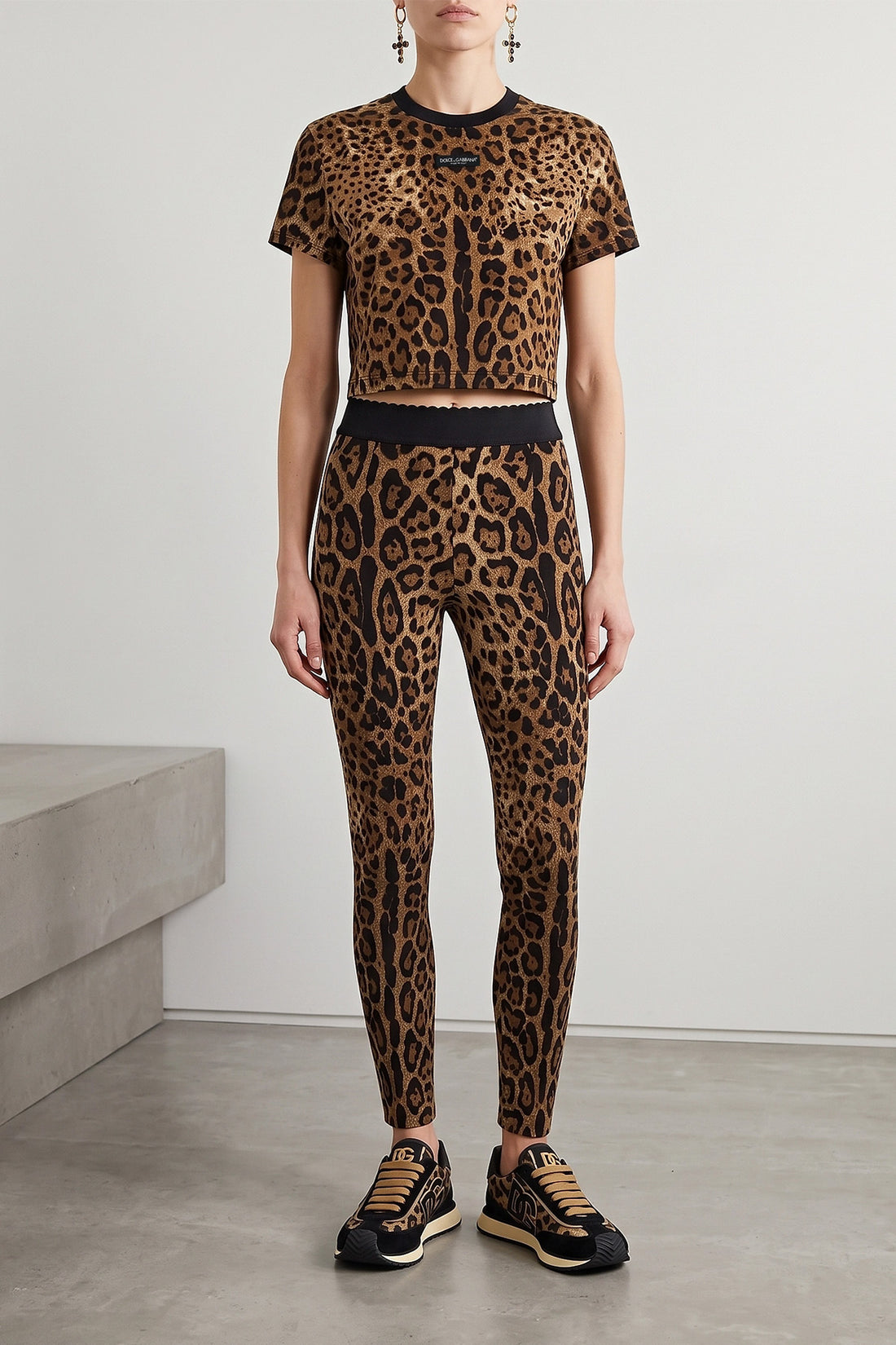 DOLCE &amp; GABBANA 40 dolce &amp; gabbana leggings redefine the codes of adherent clothing through a techn