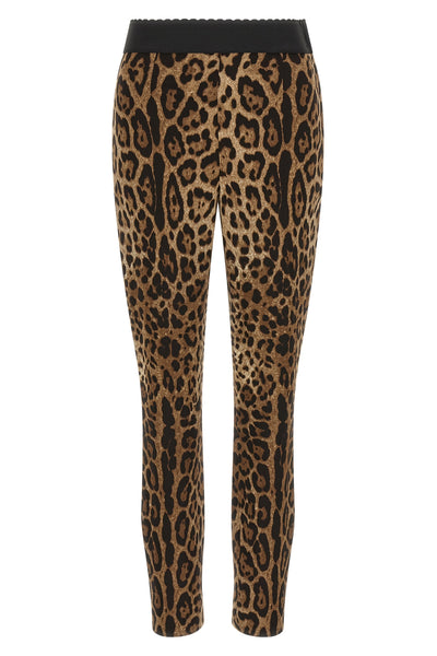 dolce & gabbana leggings redefine the codes of adherent clothing through a techn