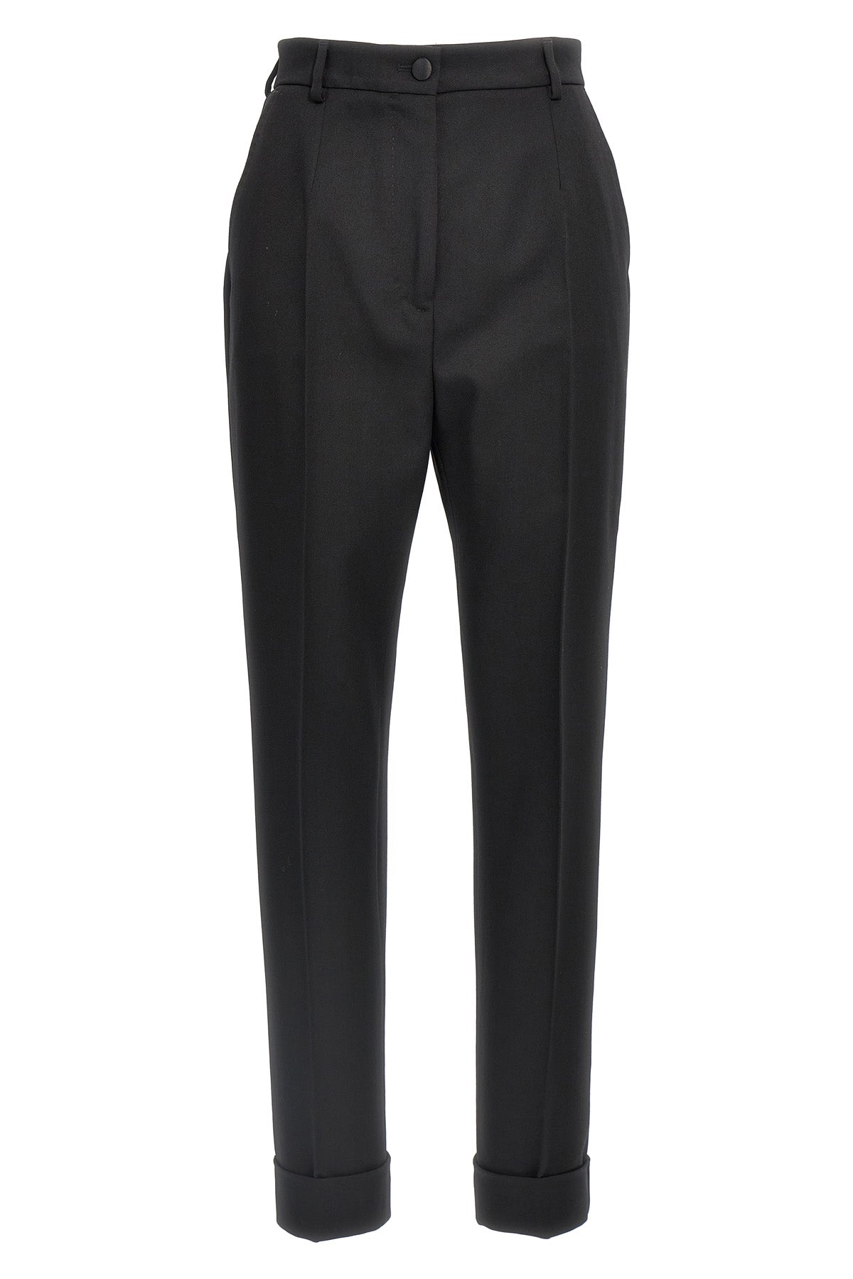 tailored wool trousers
