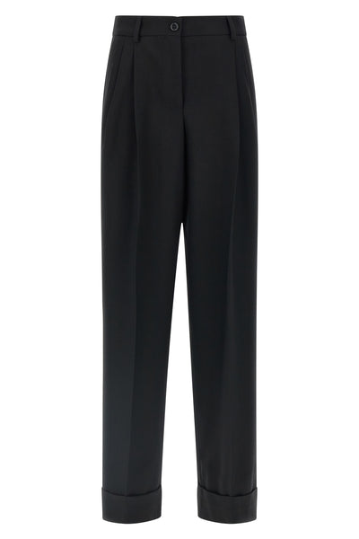 dolce&gabbana stretch virgin wool trousers redefines the codes of contemporary t