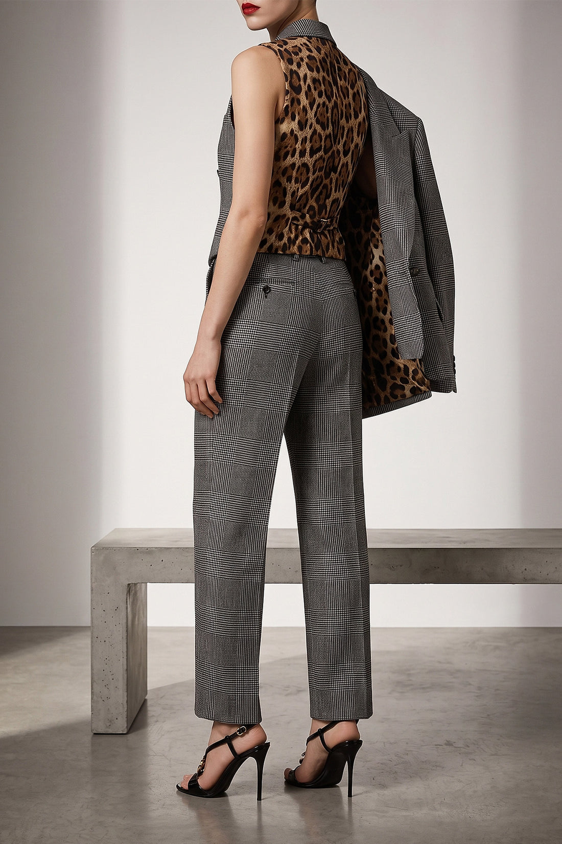 DOLCE &amp; GABBANA 38 dolce&amp;gabbana tailored trousers redefine the codes of formal elegance through im