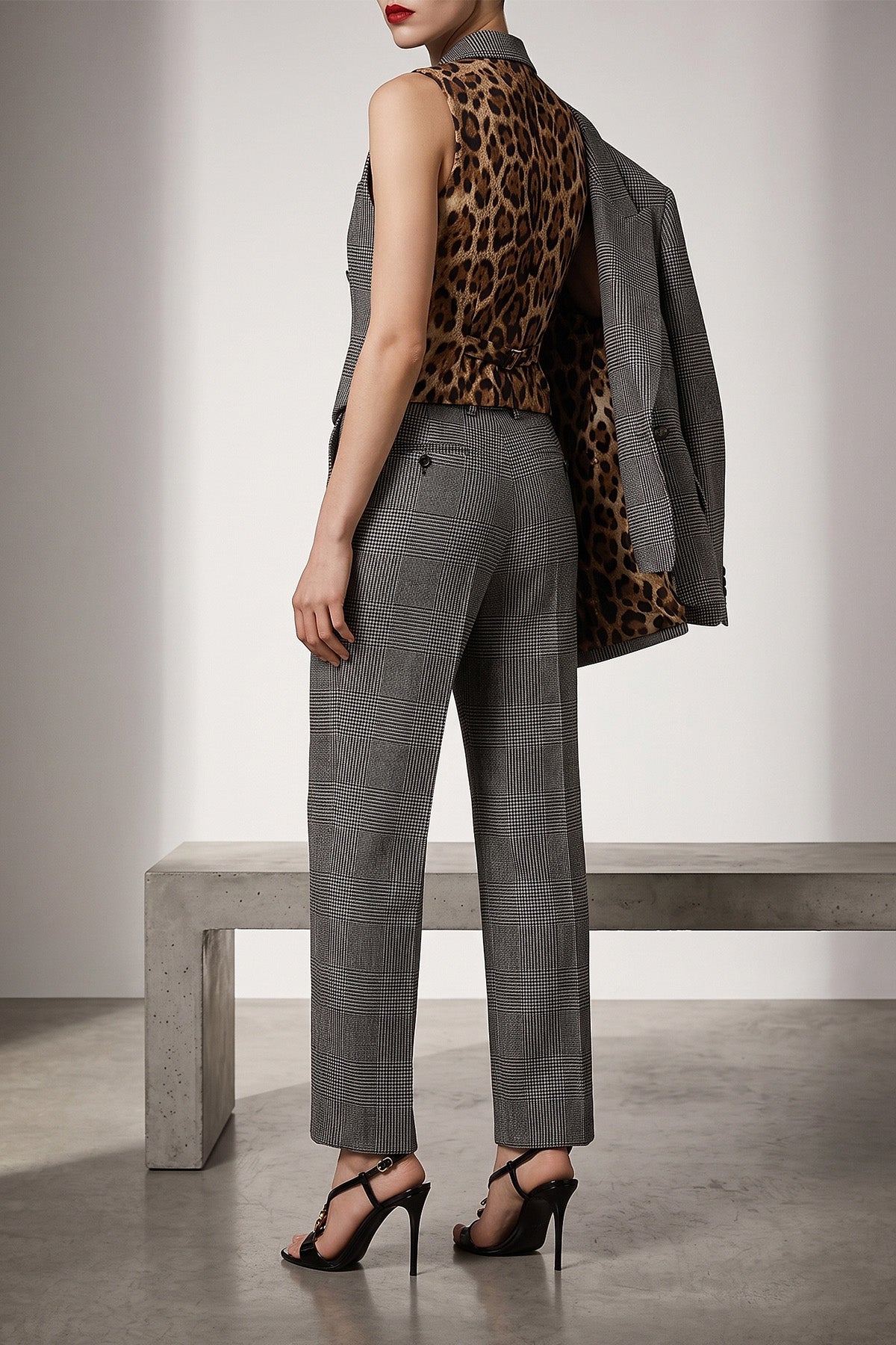 dolce&gabbana tailored trousers redefine the codes of formal elegance through im