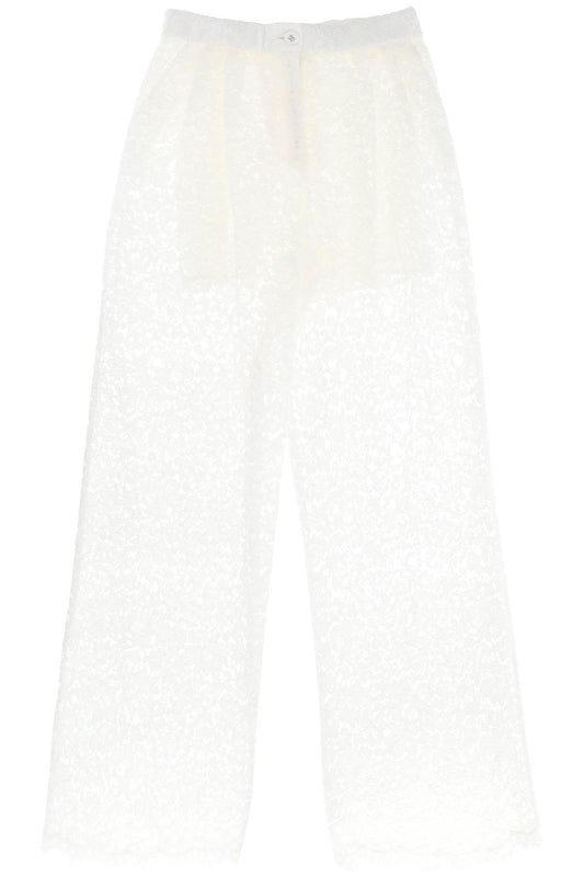 pajama pants in cordonnet lace