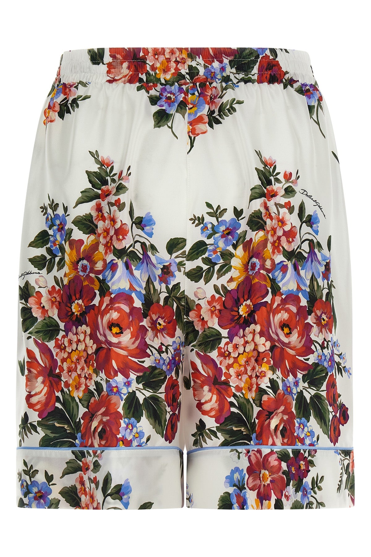 vanity silk twill bermuda shorts