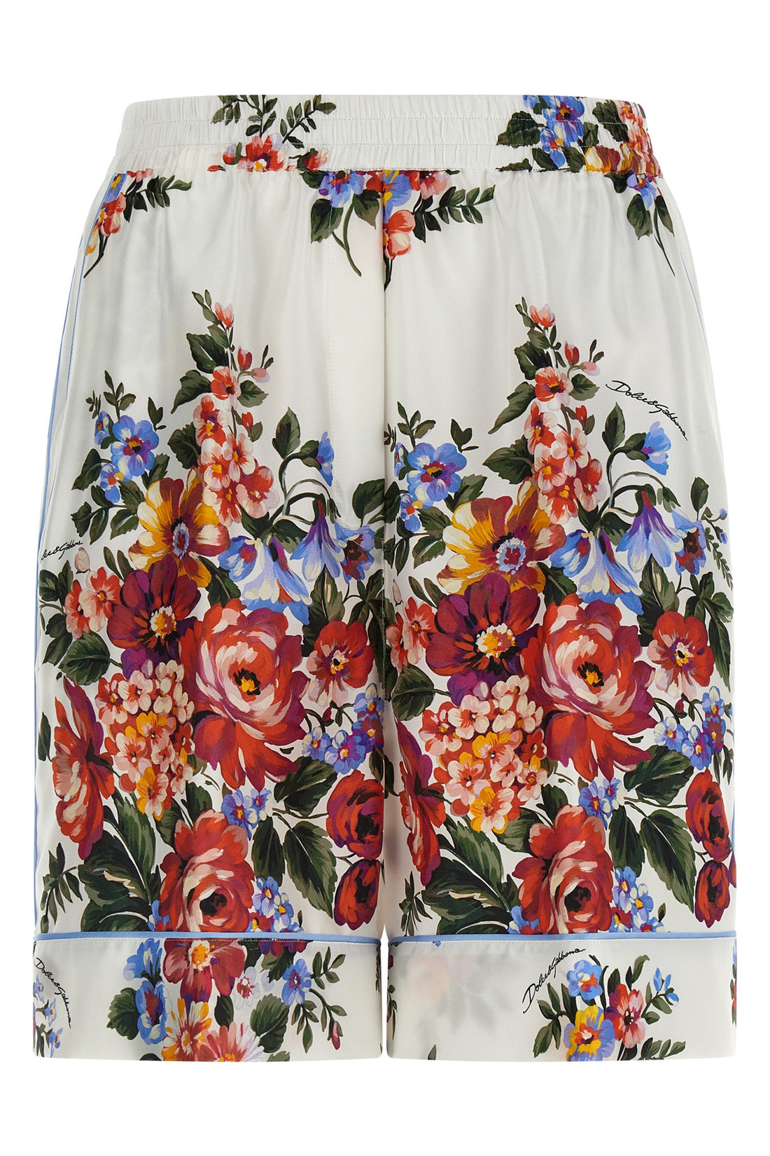 DOLCE &amp; GABBANA 38 vanity silk twill bermuda shorts