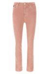 garment-dyed stretch cotton denim jeans