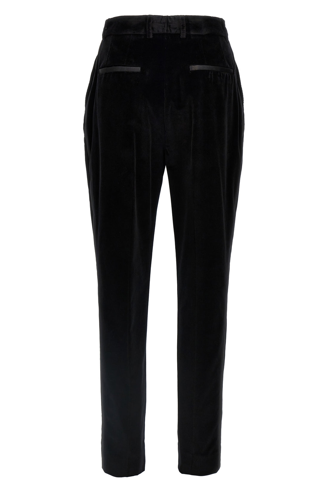 DOLCE &amp; GABBANA 42 tuxedo velvet trousers