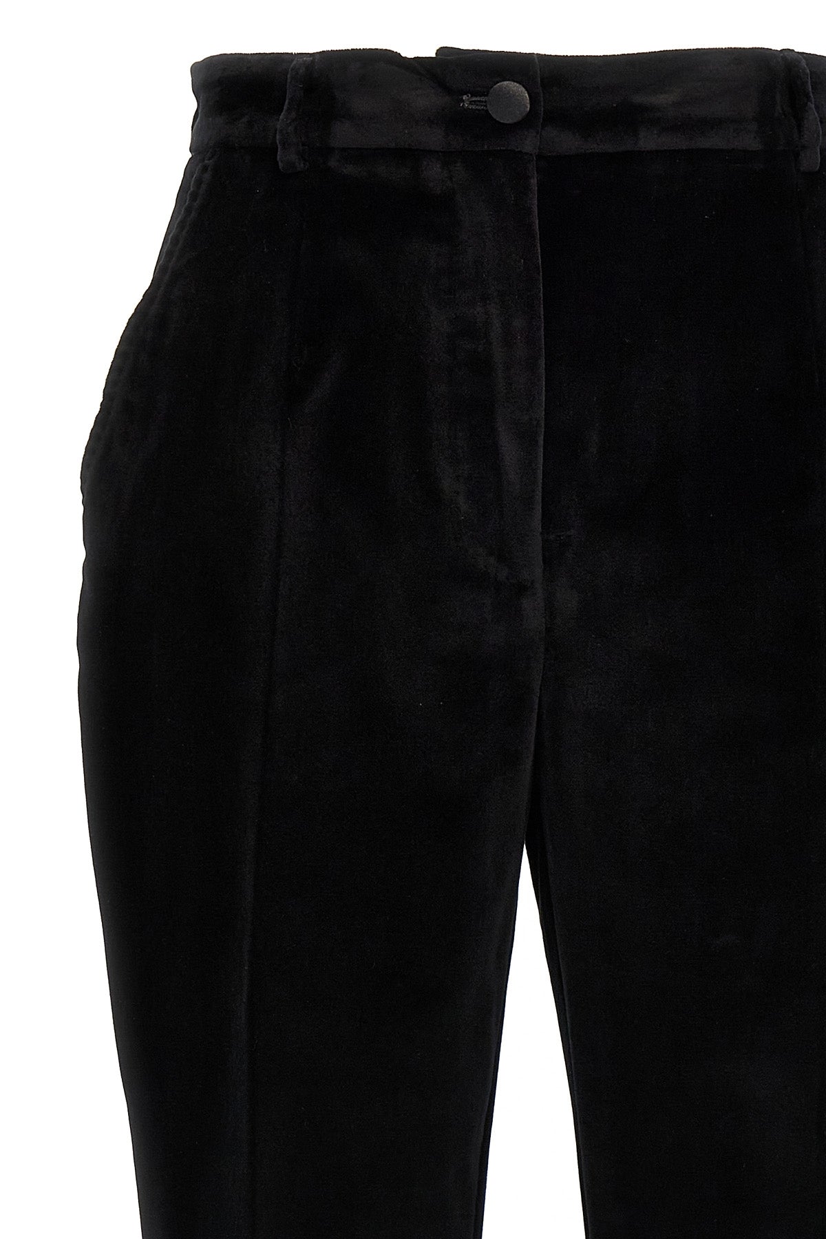 tuxedo velvet trousers