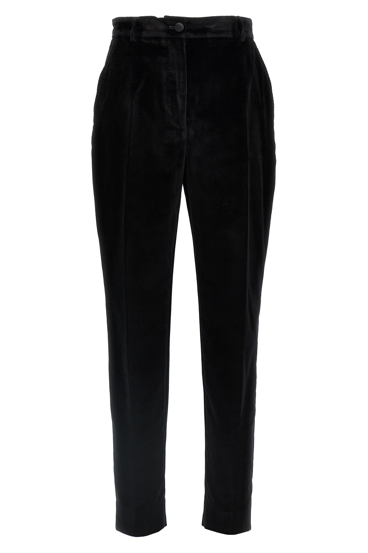tuxedo velvet trousers