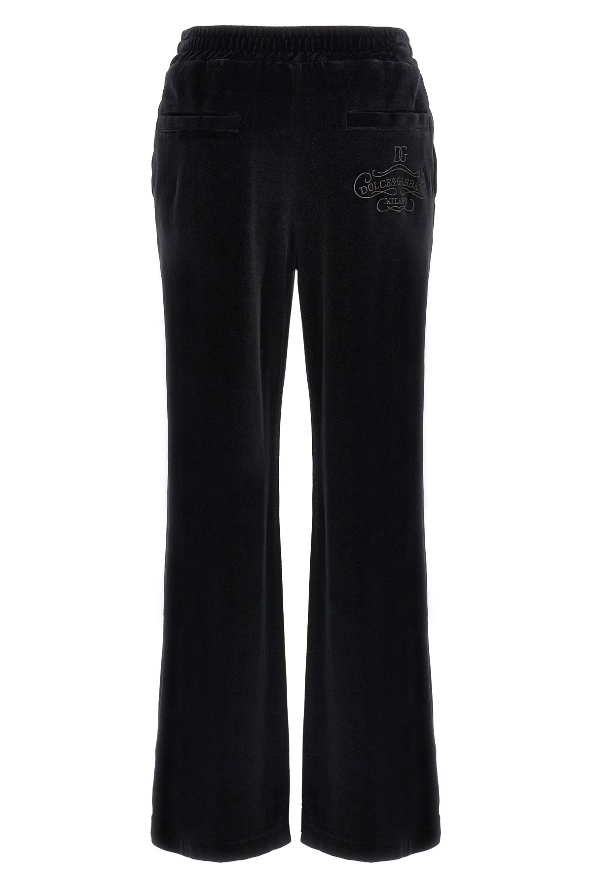 black sicily chenille joggers