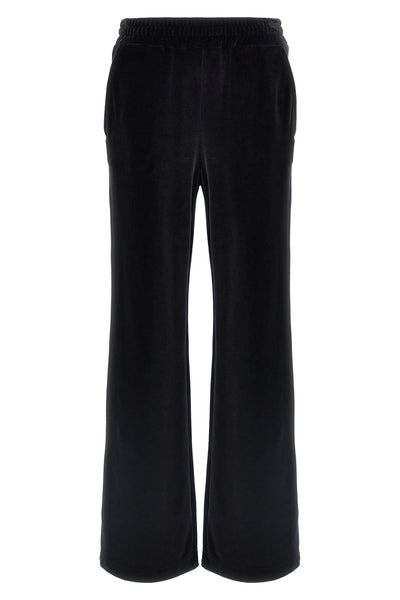 black sicily chenille joggers