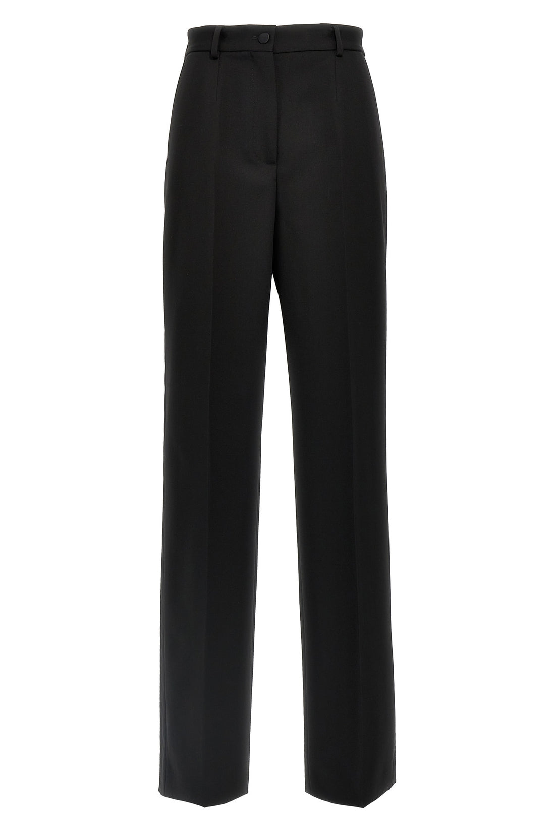 DOLCE &amp; GABBANA 40 high-waisted tuxedo wool gabardine pants