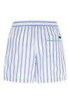 dolce & gabbana poplin bermuda shorts embody casual elegance through fluid sarto