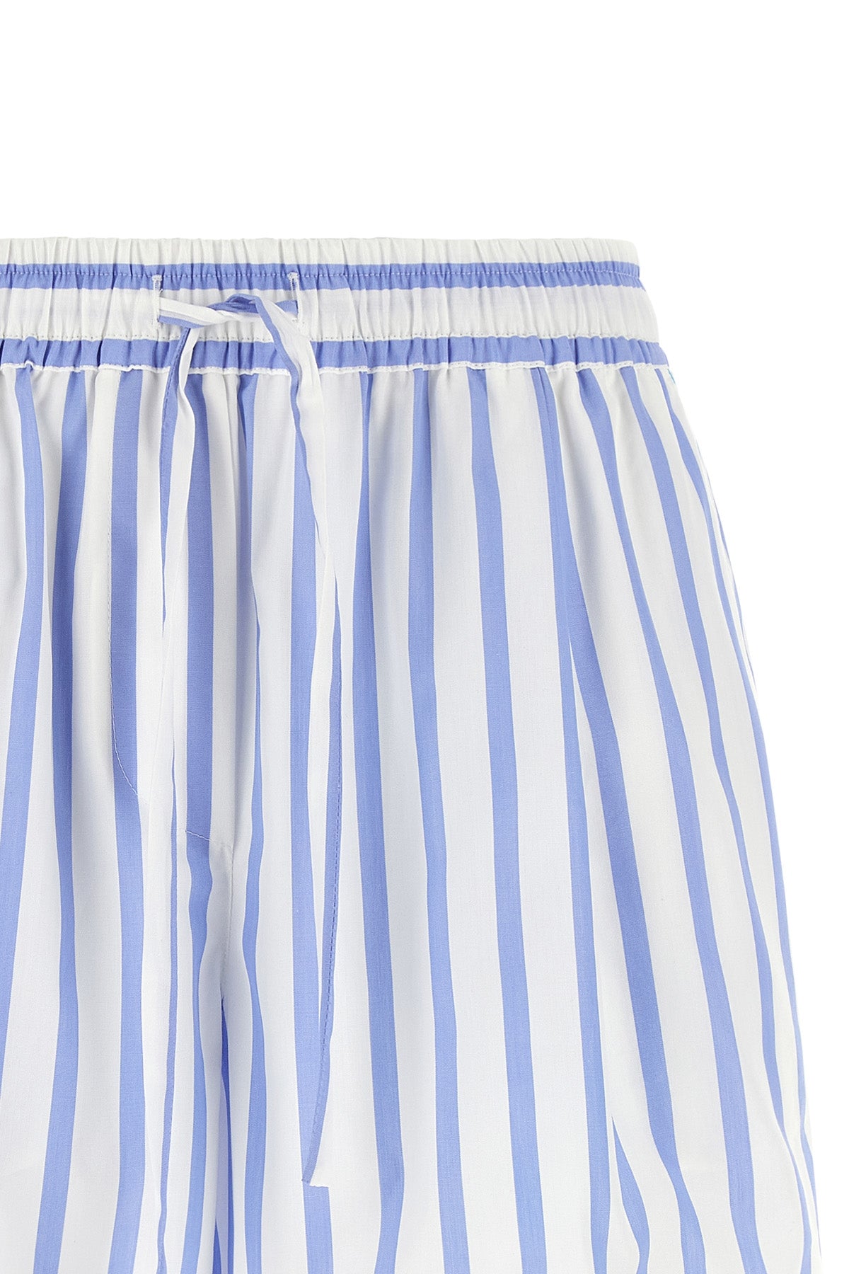 dolce & gabbana poplin bermuda shorts embody casual elegance through fluid sarto