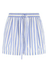 dolce & gabbana poplin bermuda shorts embody casual elegance through fluid sarto