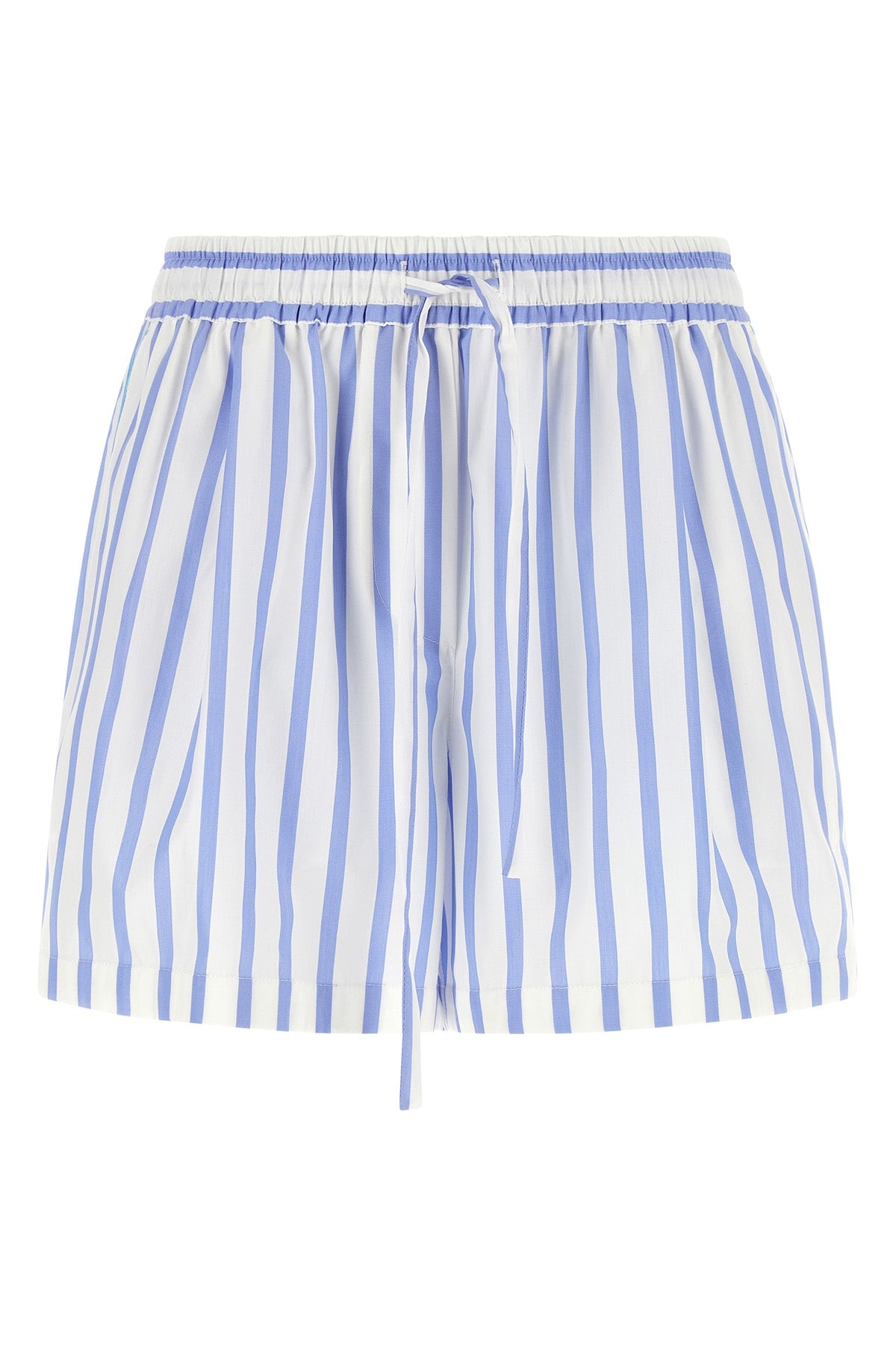 dolce & gabbana poplin bermuda shorts embody casual elegance through fluid sarto