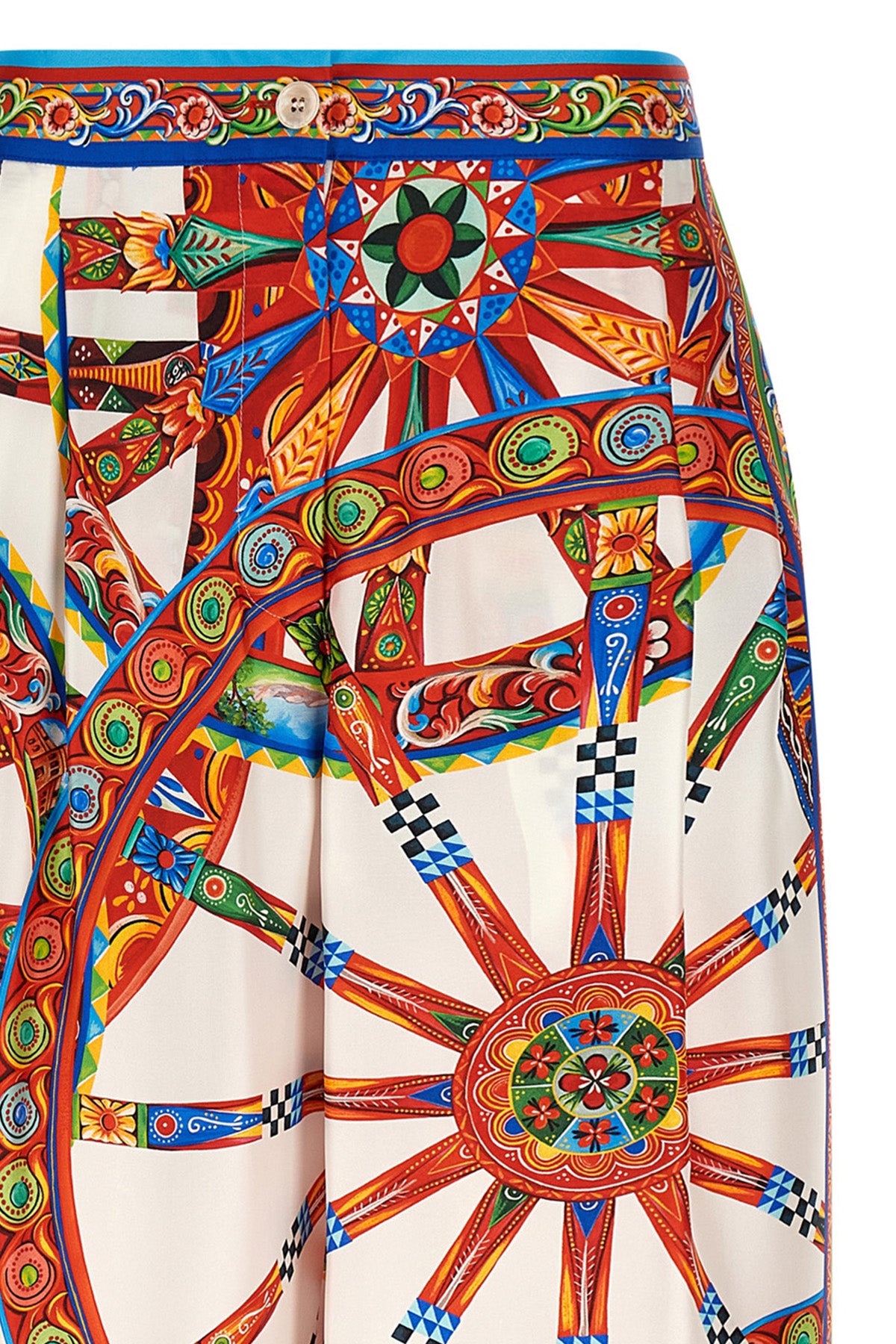 the vanity pants by dolce & gabbana define a fluid and relaxed silhouette thro