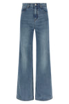 stonewashed cotton denim jeans