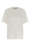 semi-transparent light cotton crew neck t-shirt