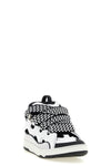 lanvin curb bicolor sneakers