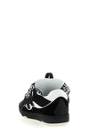 lanvin curb bicolor sneakers