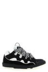 lanvin curb bicolor sneakers