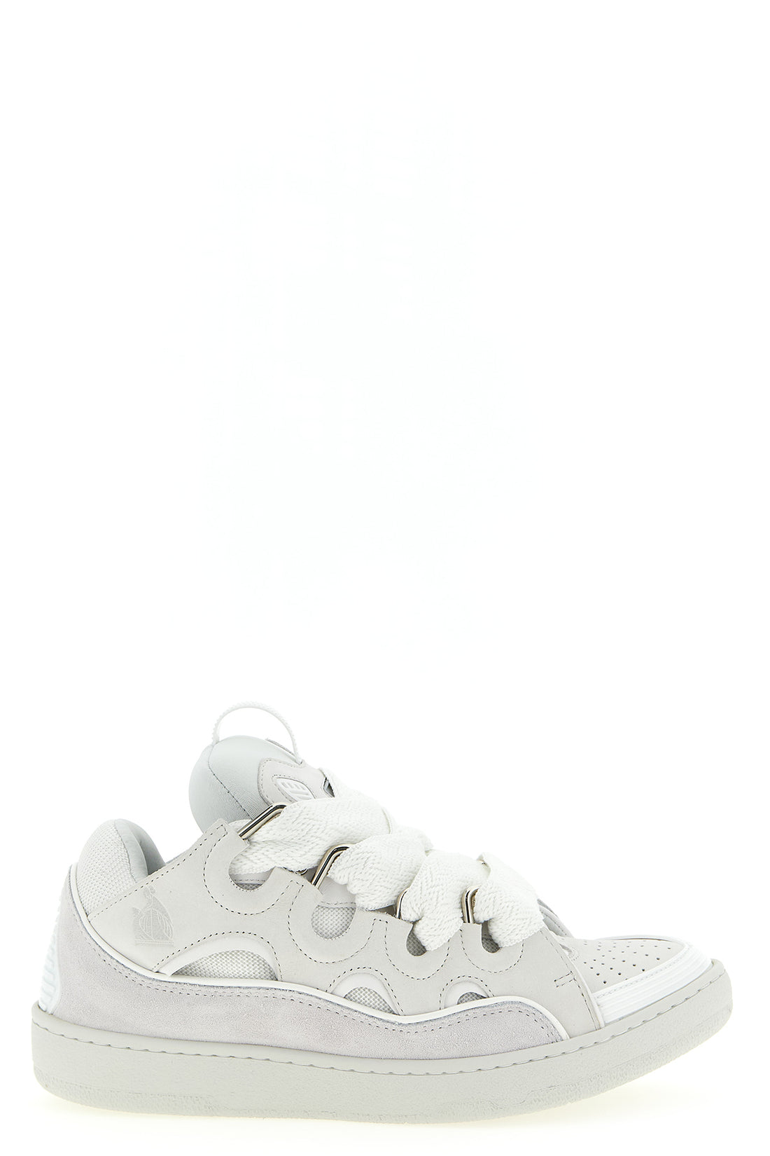 LANVIN 40 curb sneakers in calf leather