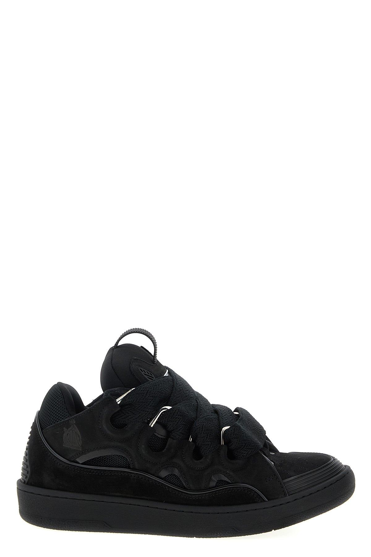 curb sneakers in calf nappa