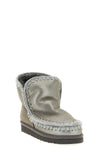 eskimo 18 ankle boots in laminated effect fabric