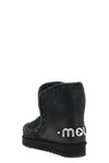 eskimo 18 rhinestone logo suede ankle boots