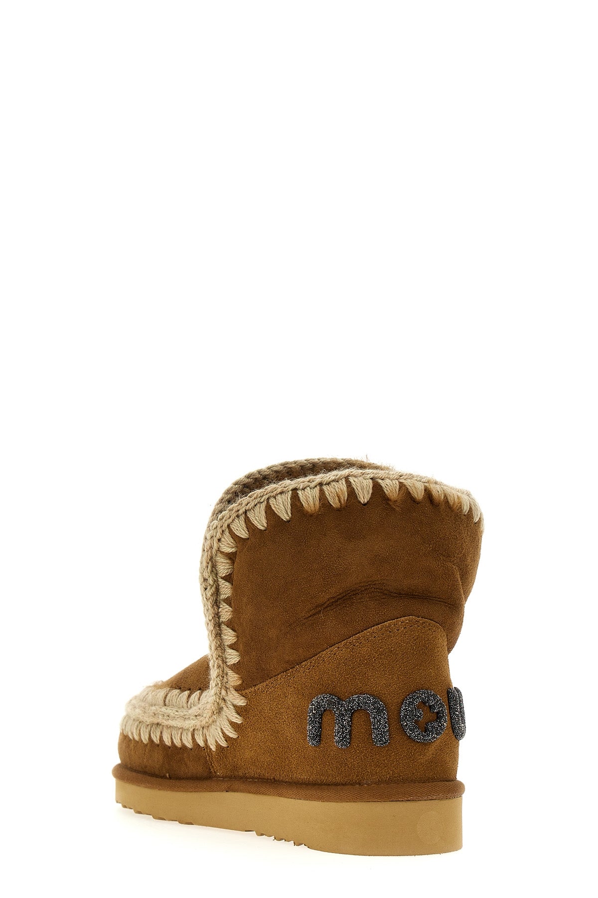 suede eskimo 18 glitter logo ankle boots
