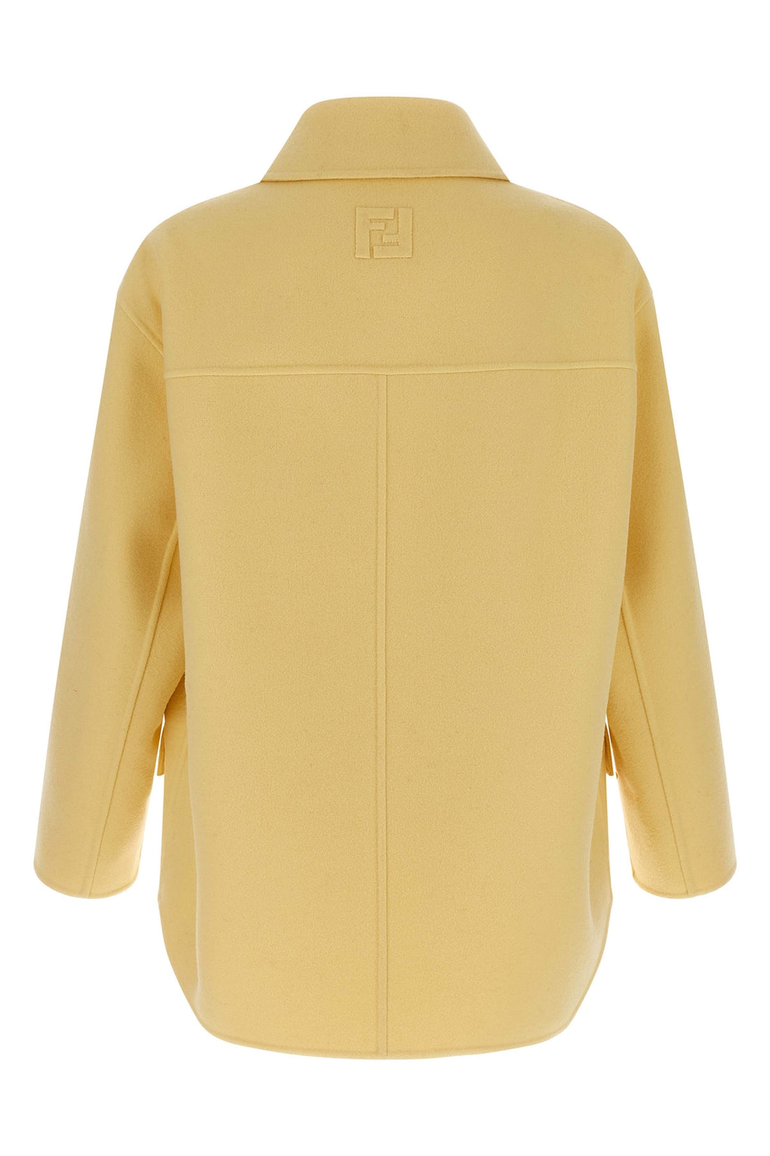 FENDI M double breast caban felt coat