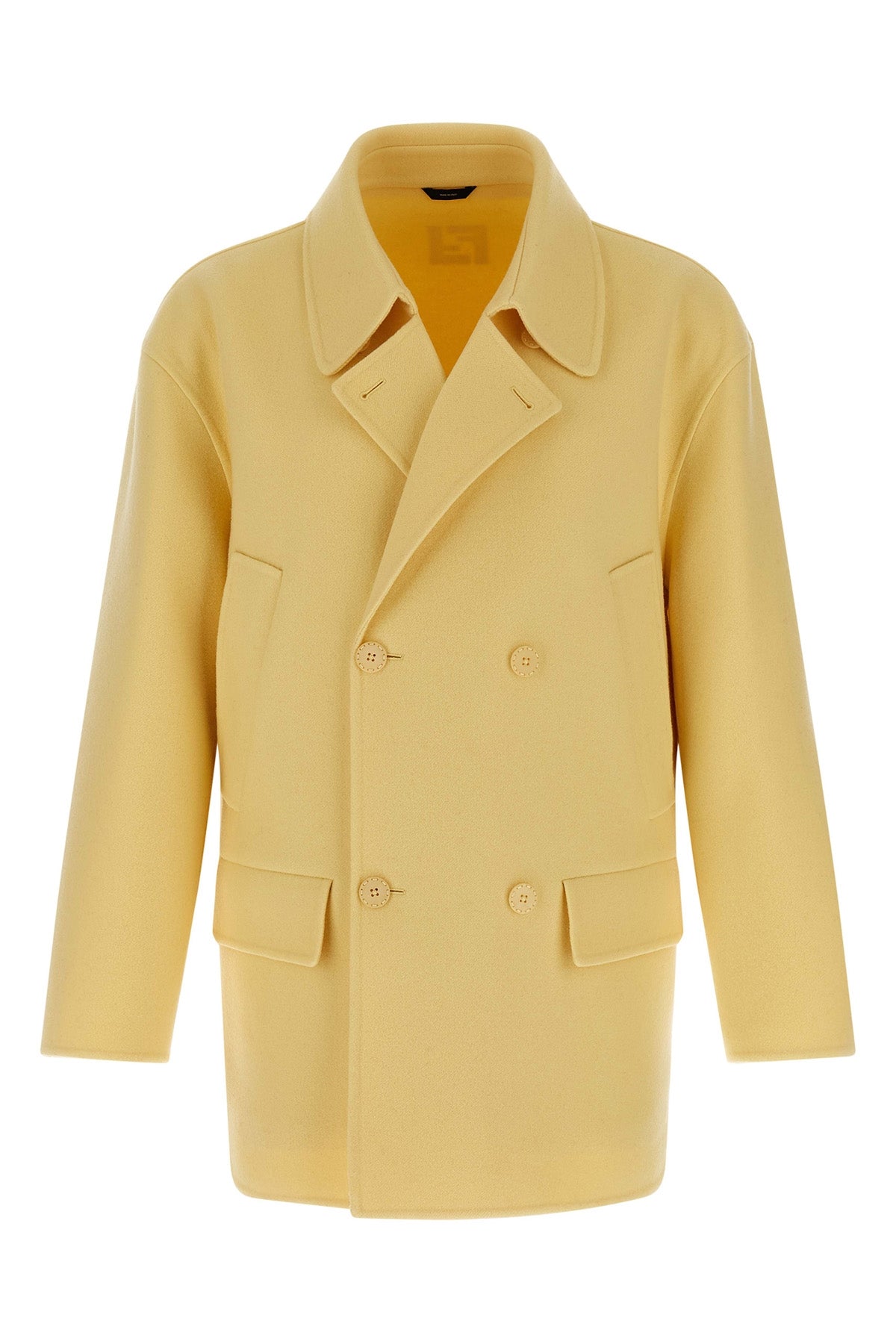 double breast caban felt coat