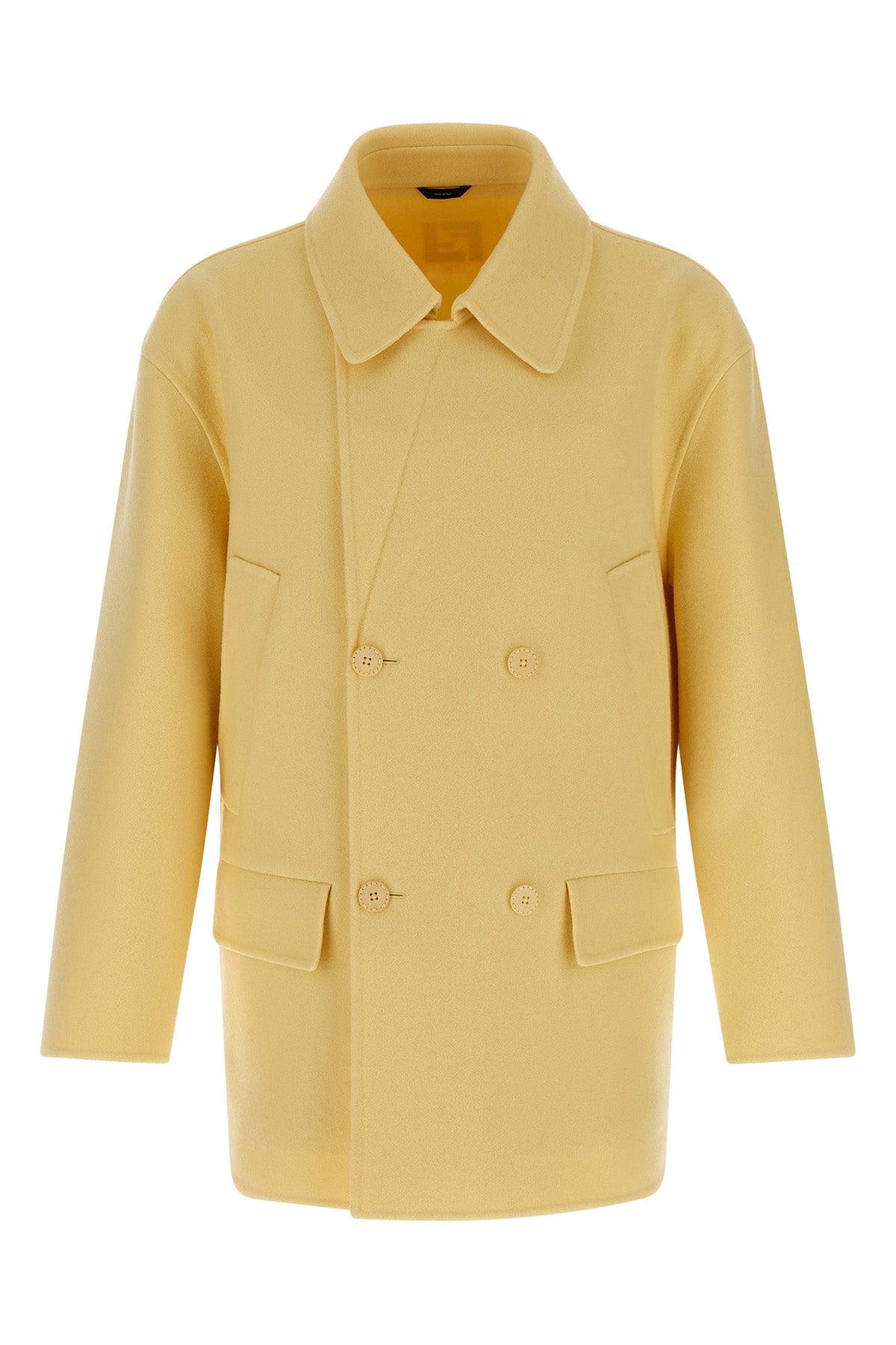 double breast caban felt coat