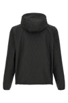 the fendi anorak has a structured construction in technical fabric