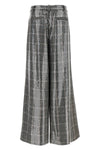 fleur trousers in check print fabric