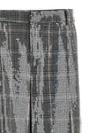 fleur trousers in check print fabric