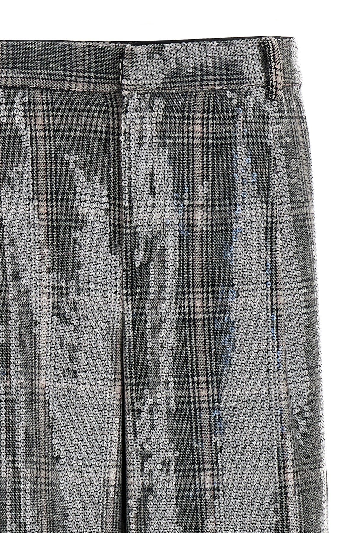 fleur trousers in check print fabric